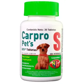 Carpro PetS S 30 Tabletas - Norvet