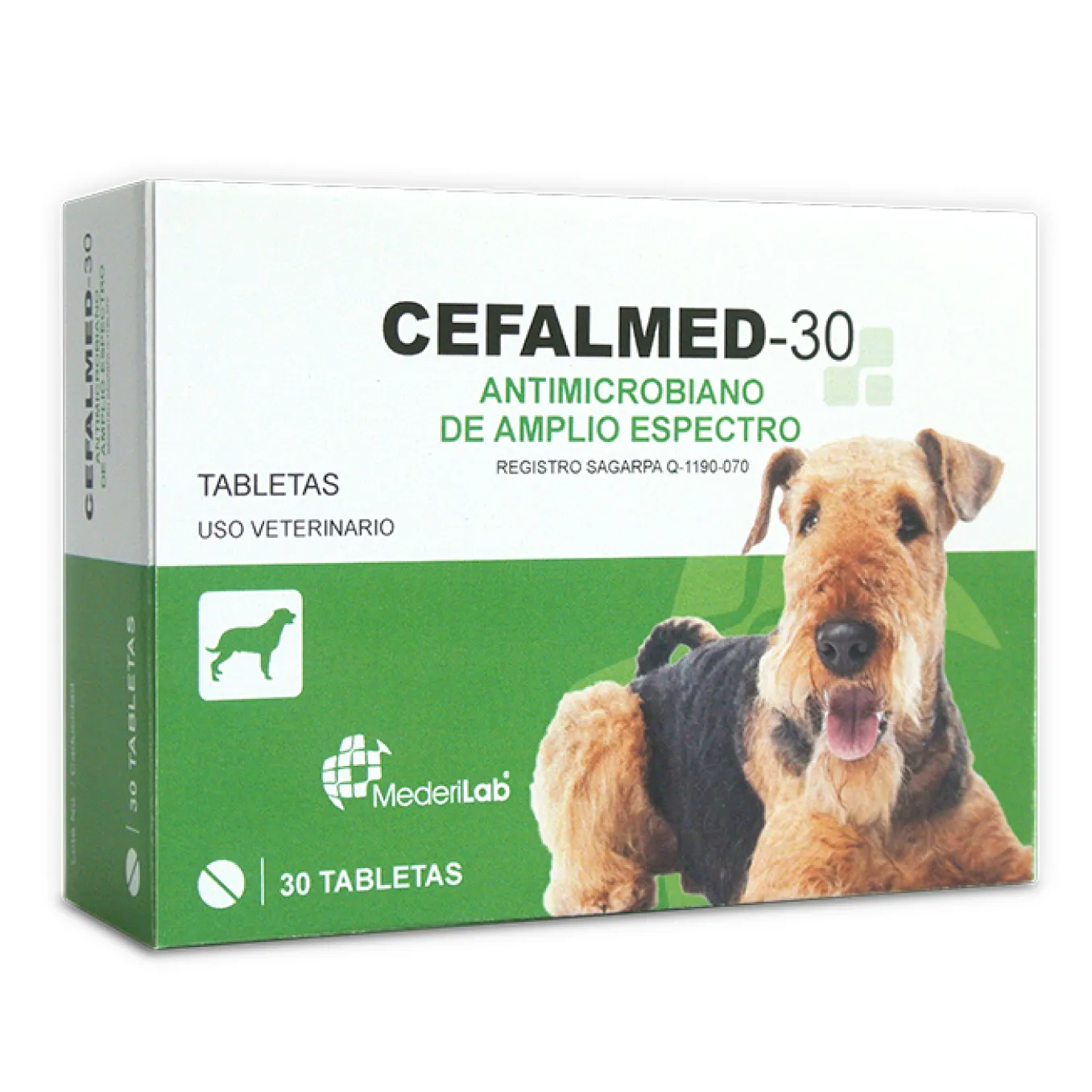 Cefalmed 30 Antimicrobiano 30 Tabletas Mederilab