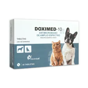 Doximed -10 Antimicrobiano 30 Tabletas - MederiLab