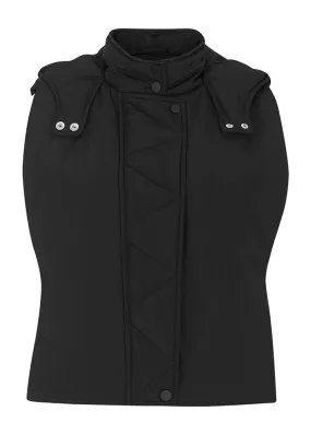 Esmé Studios Alexa Hood Vest - Black