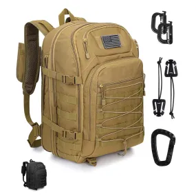 GFX4™ Expandable 45-50L Tactical Outdoor Hiking Bag | 3 Day Bug Out Army MOLLE Backpack