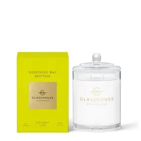 GLASSHOUSE 380g Candle MONTEGO BAY RHYTHM