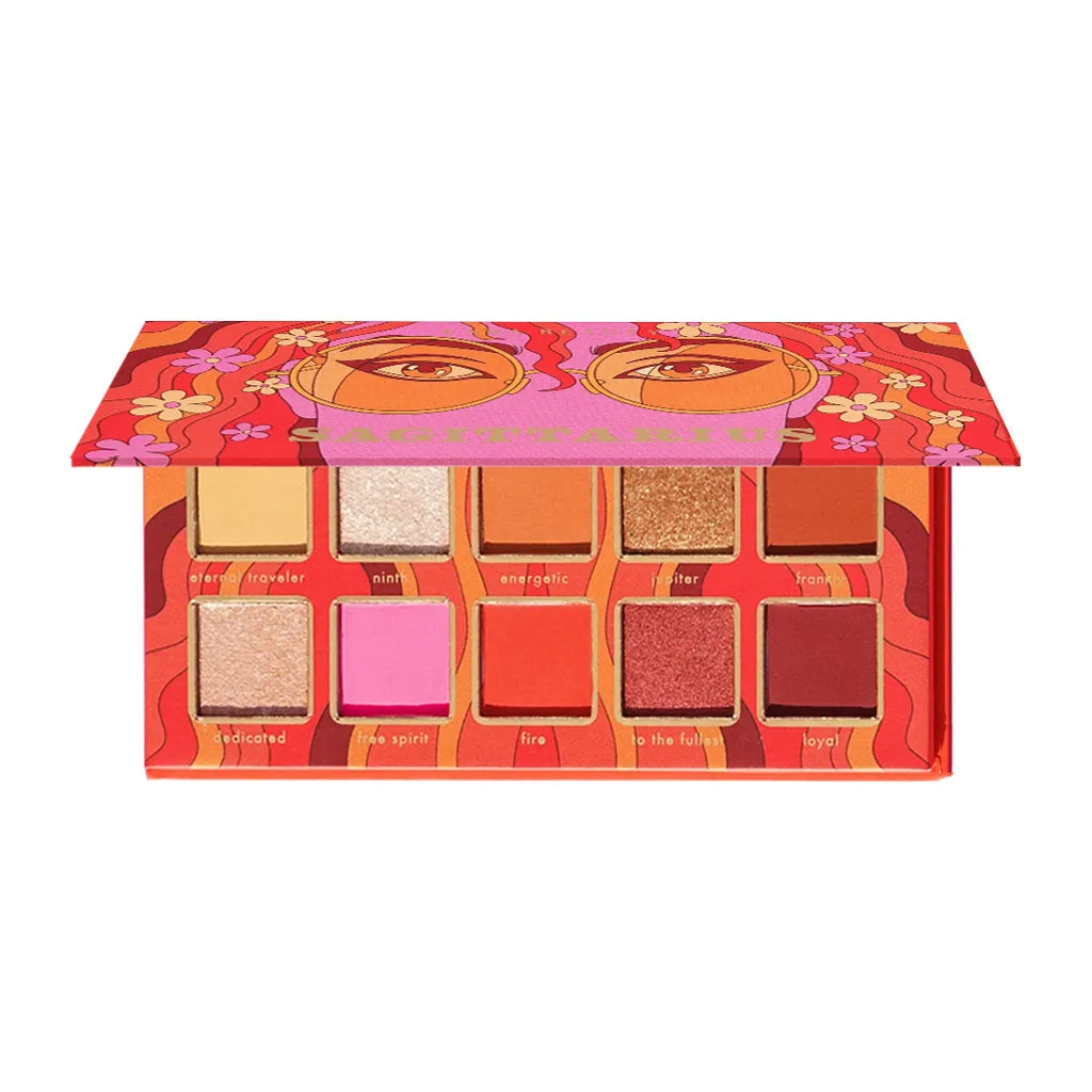 KARA Sagittarius Horoscope Paleta de Sombras 10 Tonos