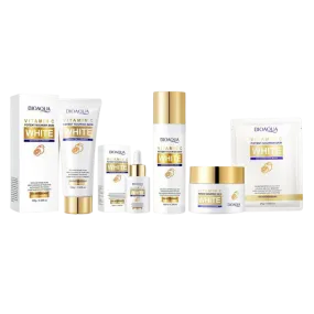 Kit x 5 Rutina Facial Aclarante | Tratamiento Facial Anti-Manchas y Aclarante - BIOAQUA White