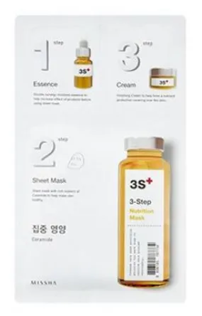 Mascarilla facial Missha 3 Step Nutrition Mask 5g   22g   1,5g