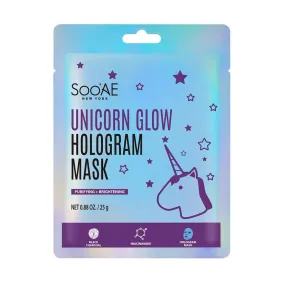 Mascarilla facial Soo'Ae UNICORN GLOW HOLOGRAM