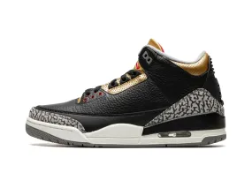 Nike Air Jordan 3 "Black Cement Gold"