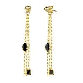 Pendientes Chain Oro